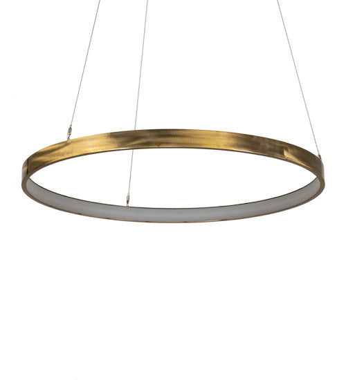 Meyda Tiffany - 231755 - LED Pendant - Anillo Halo - Brass Tint