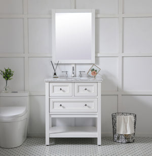 Elegant Lighting - VM22432WH - Mirror - Aqua - White