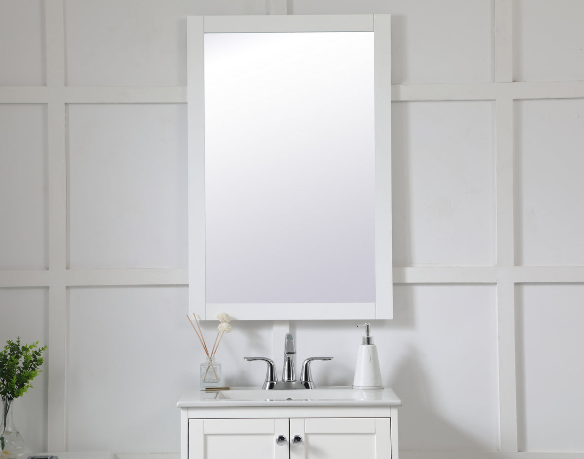 Elegant Lighting - VM22436WH - Mirror - Aqua - White