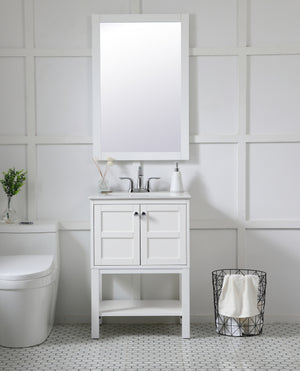 Elegant Lighting - VM22436WH - Mirror - Aqua - White