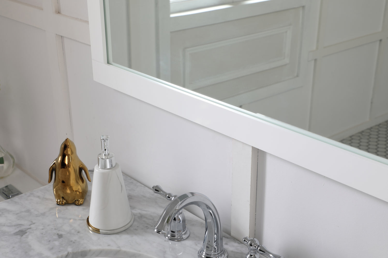 Elegant Lighting - VM22436WH - Mirror - Aqua - White