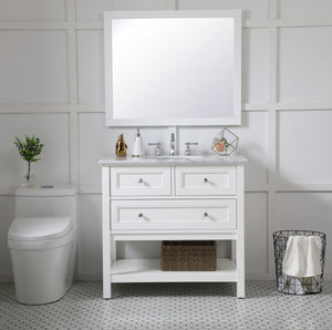 Elegant Lighting - VM23036WH - Mirror - Aqua - White
