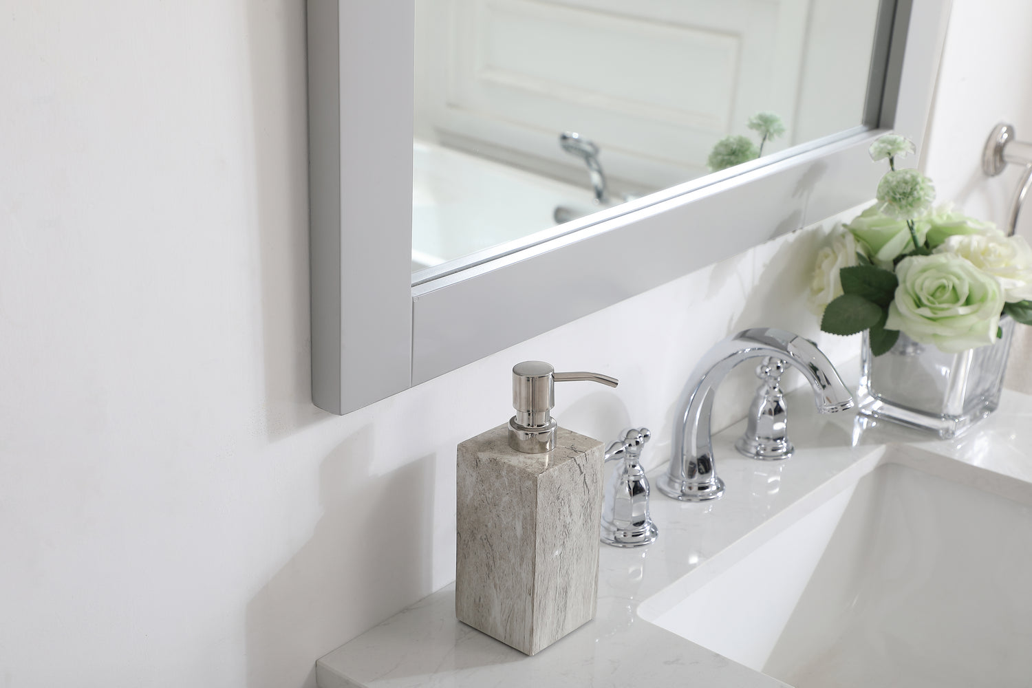 Elegant Lighting - VM23036GR - Mirror - Aqua - Grey