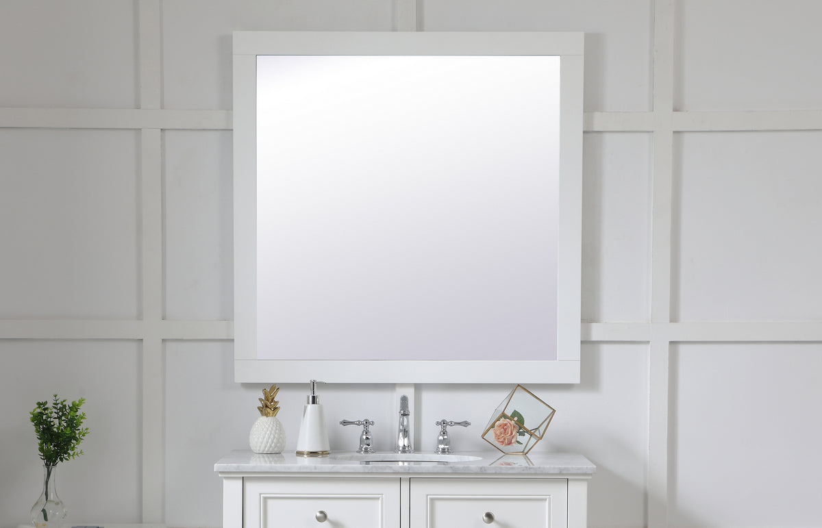 Elegant Lighting - VM23636WH - Mirror - Aqua - White