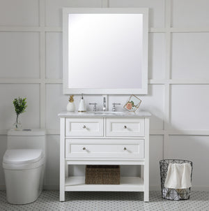 Elegant Lighting - VM23636WH - Mirror - Aqua - White