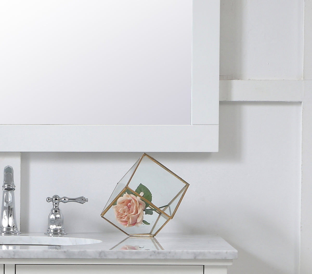 Elegant Lighting - VM23636WH - Mirror - Aqua - White