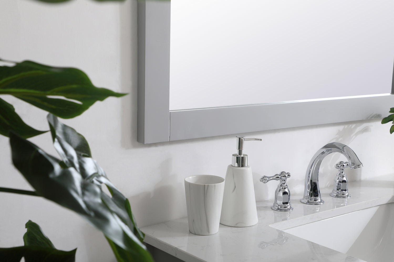 Elegant Lighting - VM23636GR - Mirror - Aqua - Grey