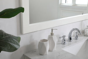 Elegant Lighting - VM24236WH - Mirror - Aqua - White