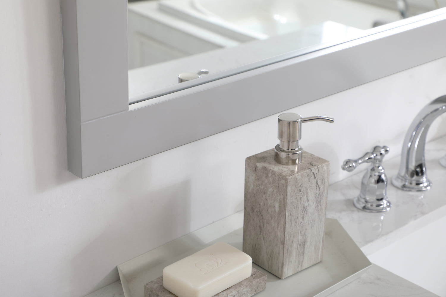 Elegant Lighting - VM24236GR - Mirror - Aqua - Grey
