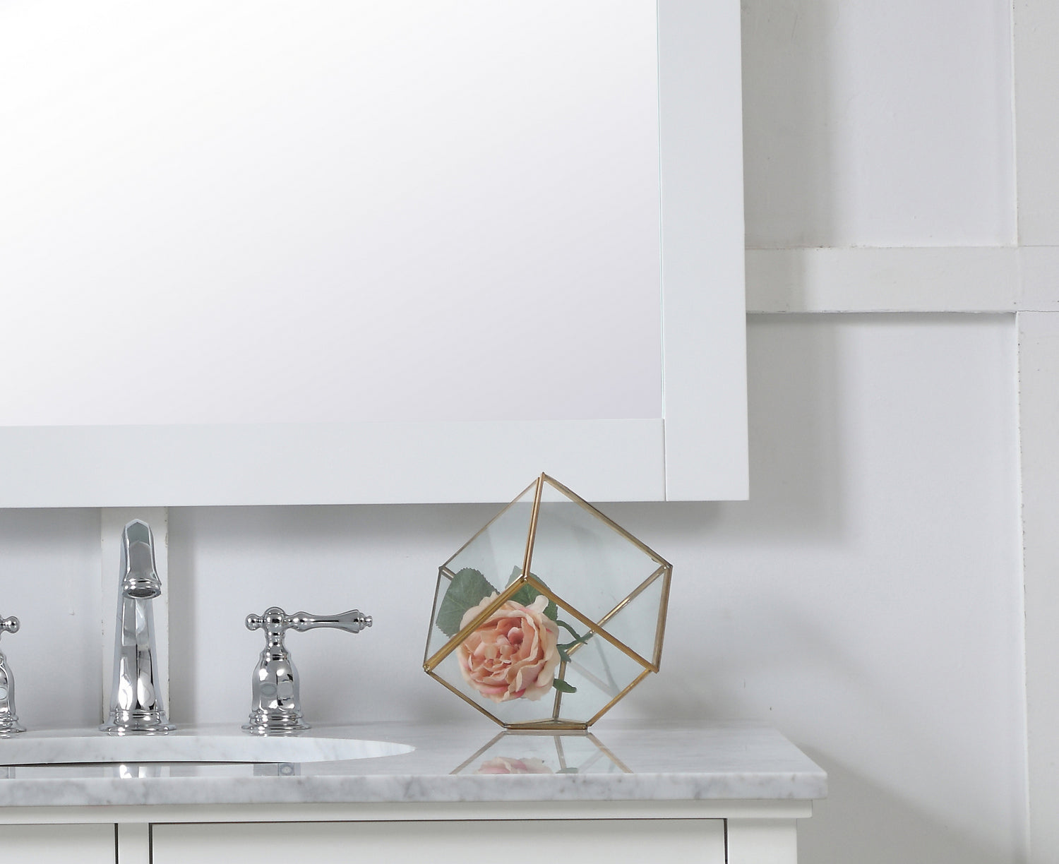 Elegant Lighting - VM24836WH - Mirror - Aqua - White