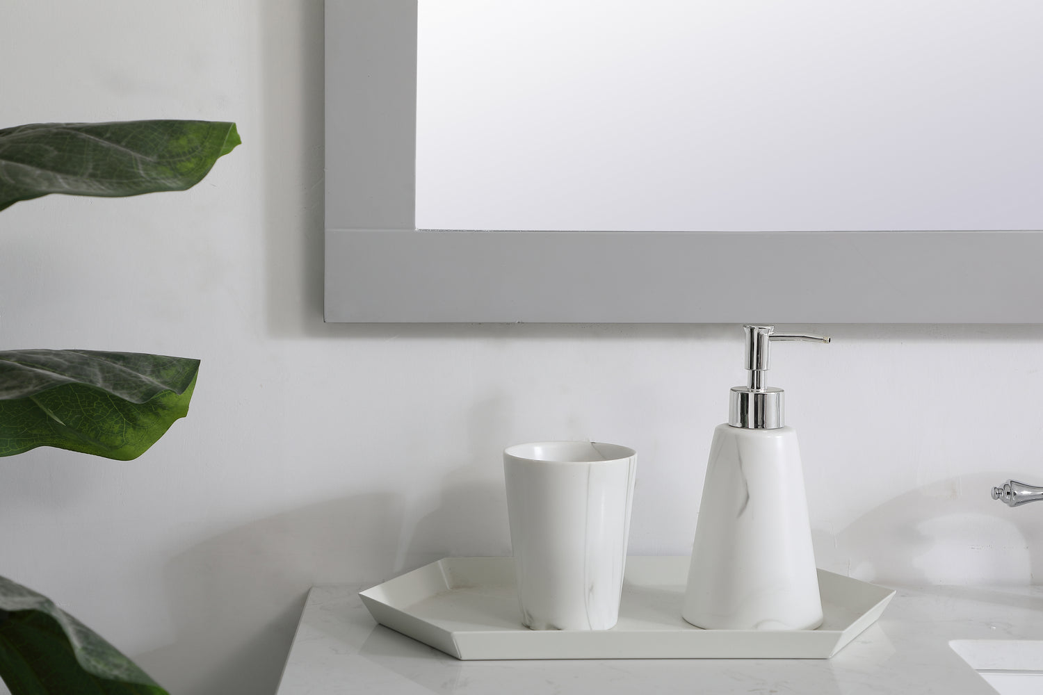 Elegant Lighting - VM24836GR - Mirror - Aqua - Grey