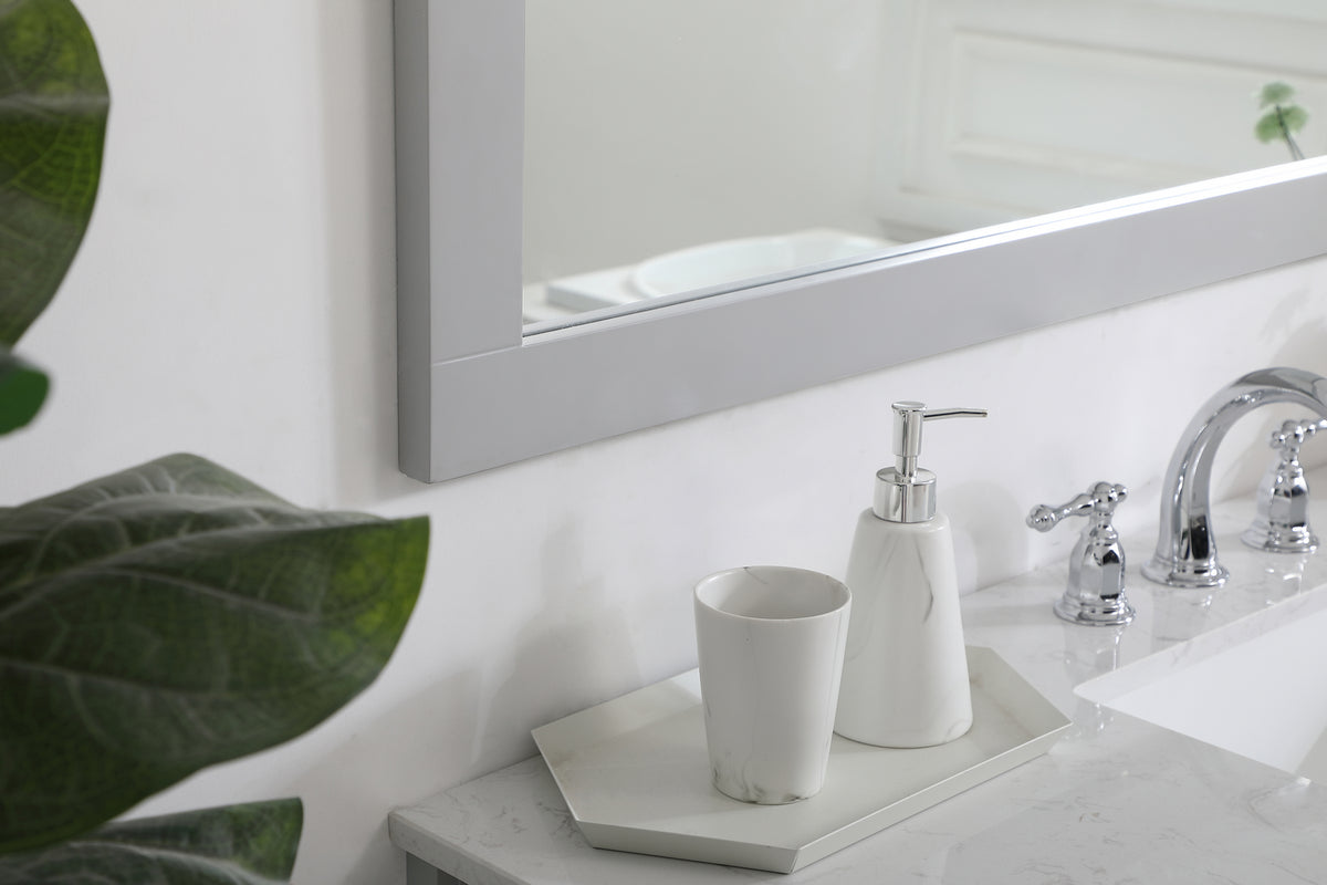 Elegant Lighting - VM24836GR - Mirror - Aqua - Grey