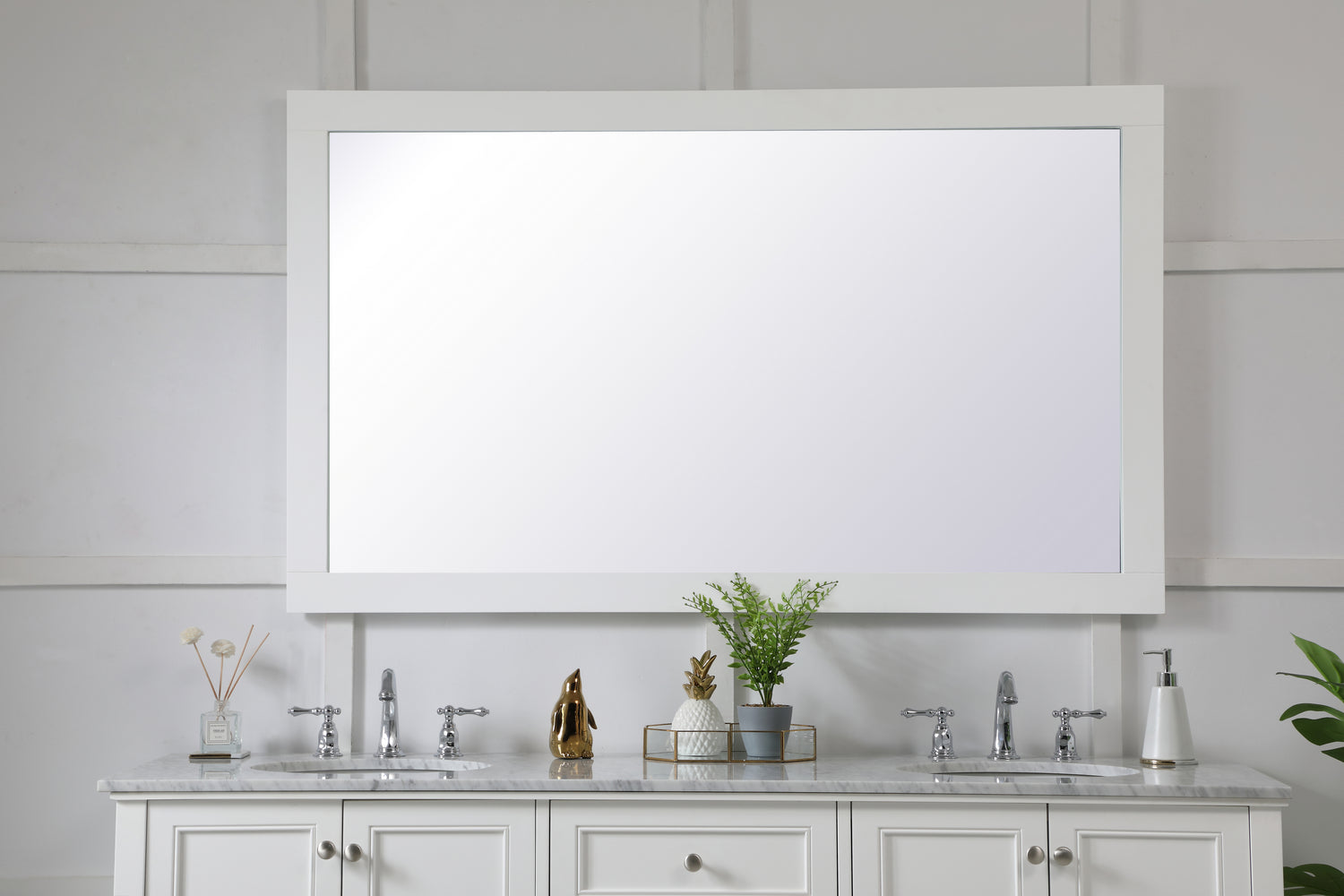 Elegant Lighting - VM26036WH - Mirror - Aqua - White