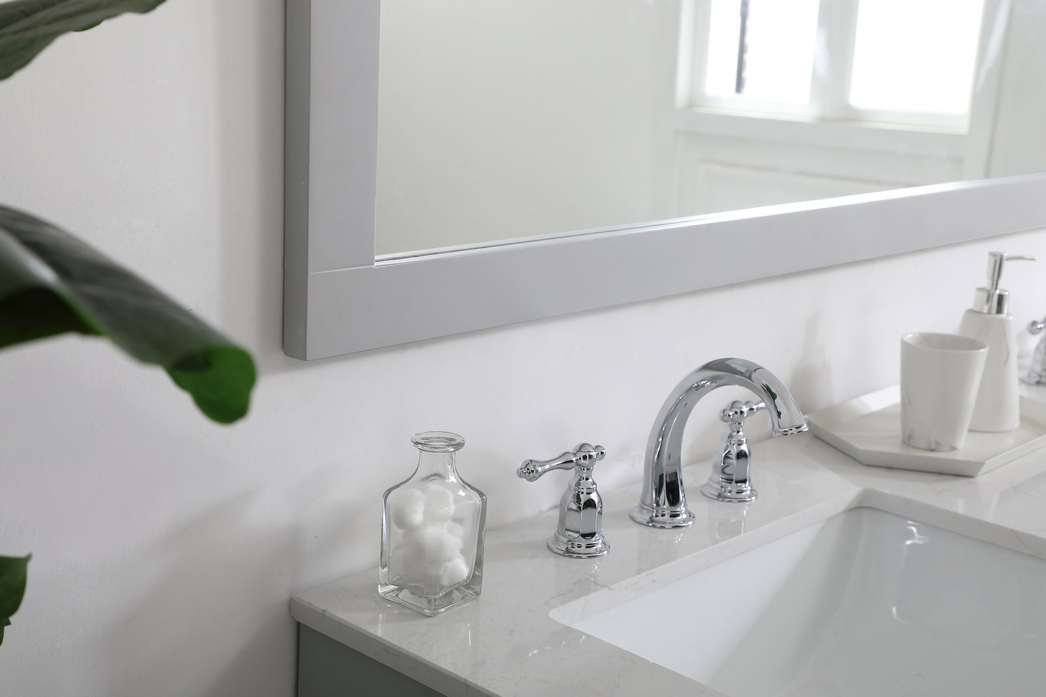 Elegant Lighting - VM26036GR - Mirror - Aqua - Grey