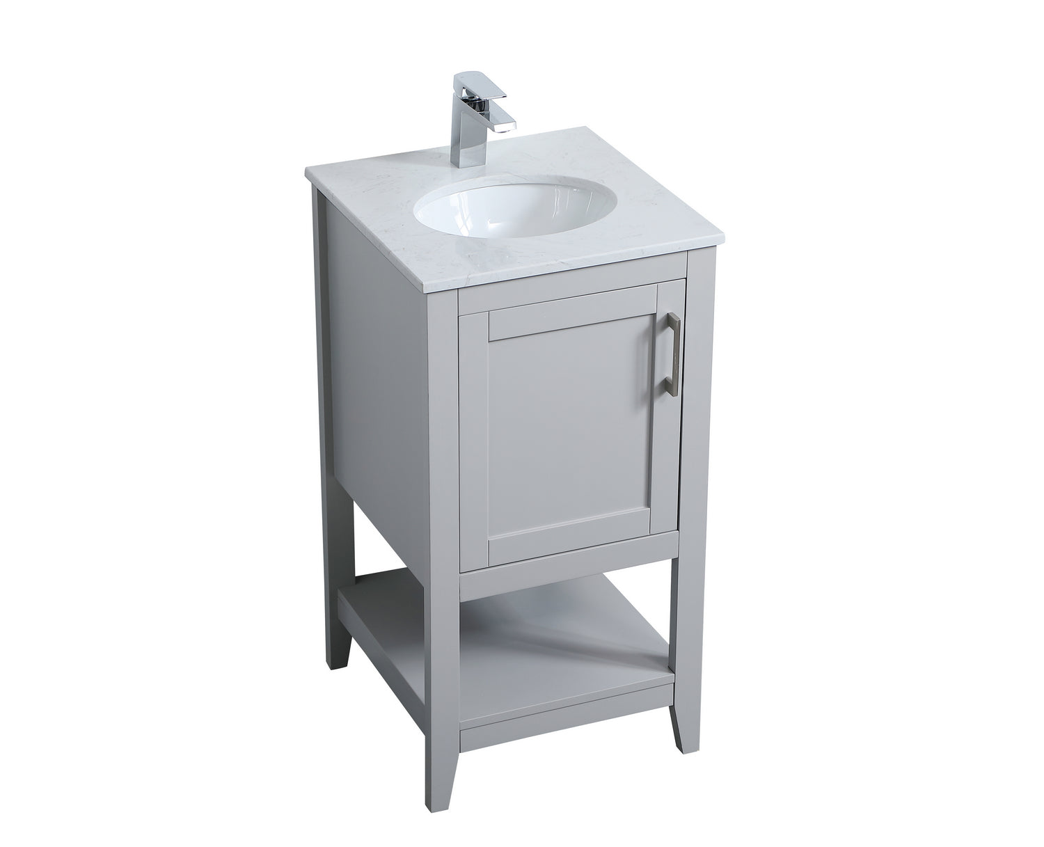 Elegant Lighting - VF16018GR - Single Bathroom Vanity - aubrey - Grey