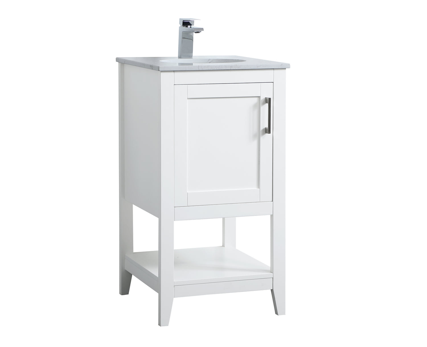 Elegant Lighting - VF16018WH - Single Bathroom Vanity - aubrey - White