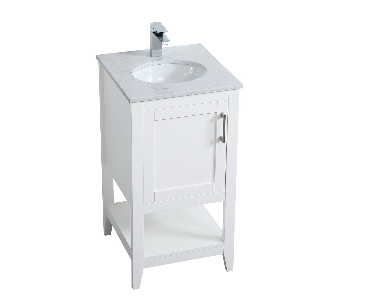 Elegant Lighting - VF16018WH - Single Bathroom Vanity - aubrey - White