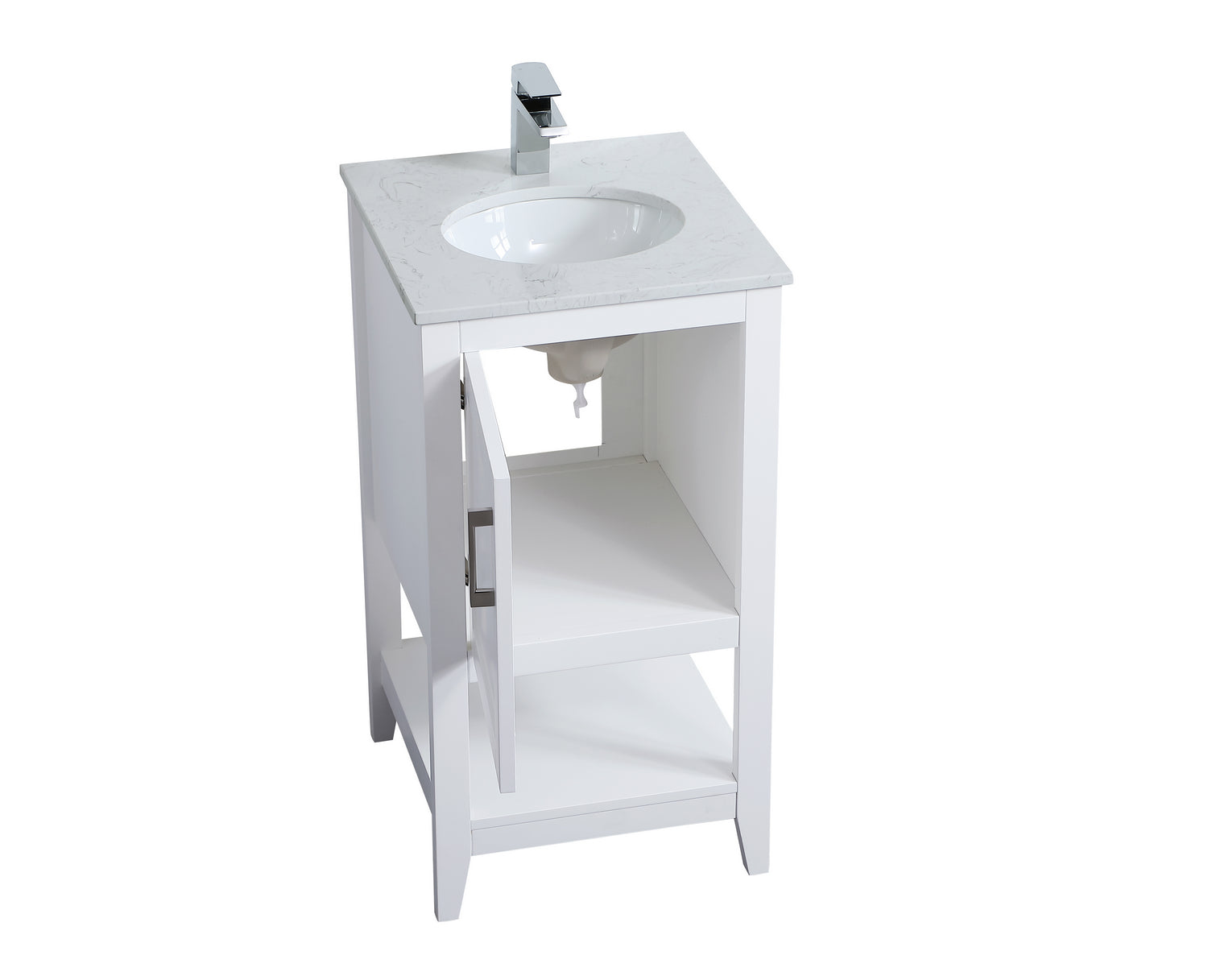 Elegant Lighting - VF16018WH - Single Bathroom Vanity - aubrey - White