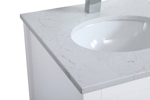 Elegant Lighting - VF16018WH - Single Bathroom Vanity - aubrey - White