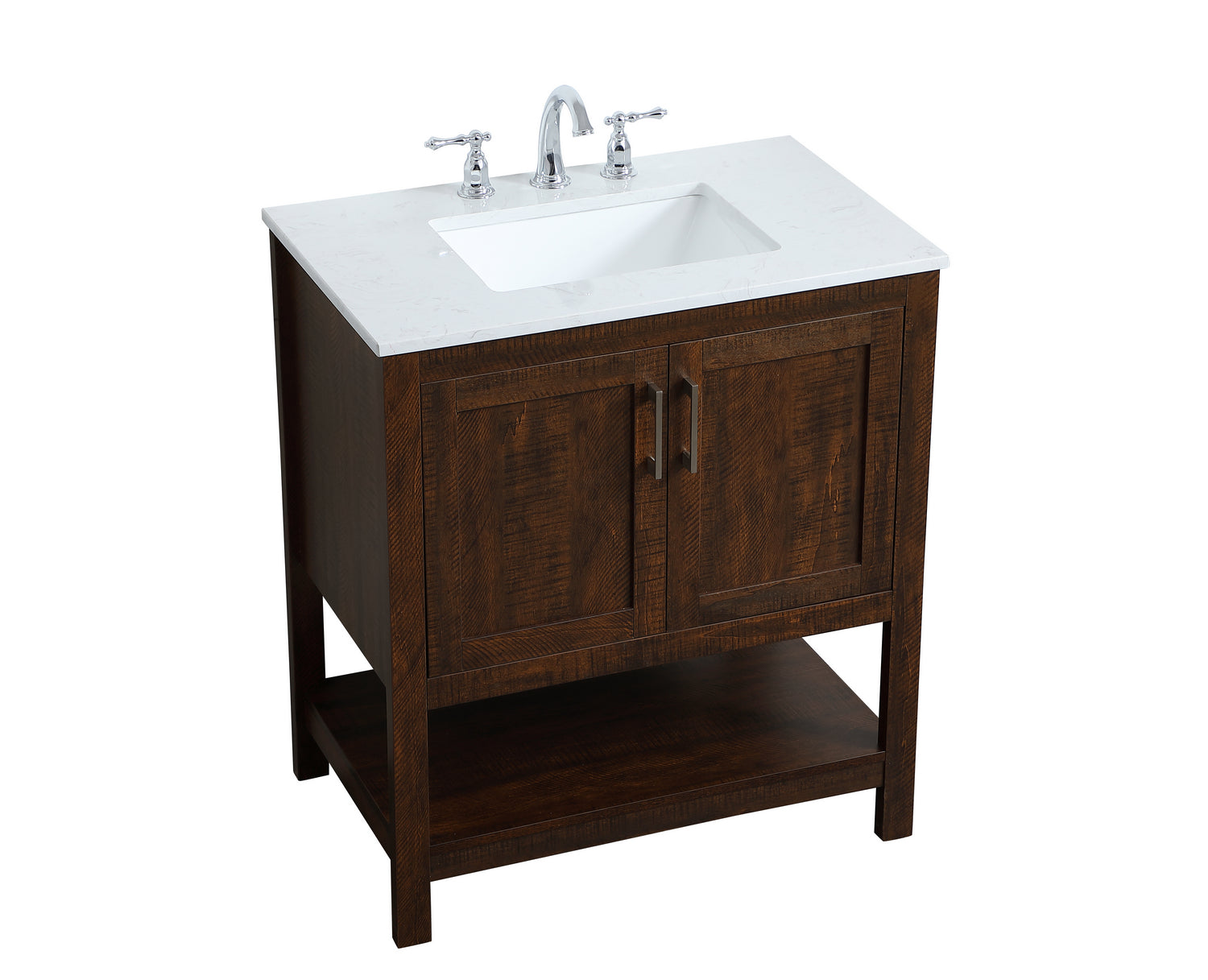 Elegant Lighting - VF16030EX - Single Bathroom Vanity - aubrey - Espresso