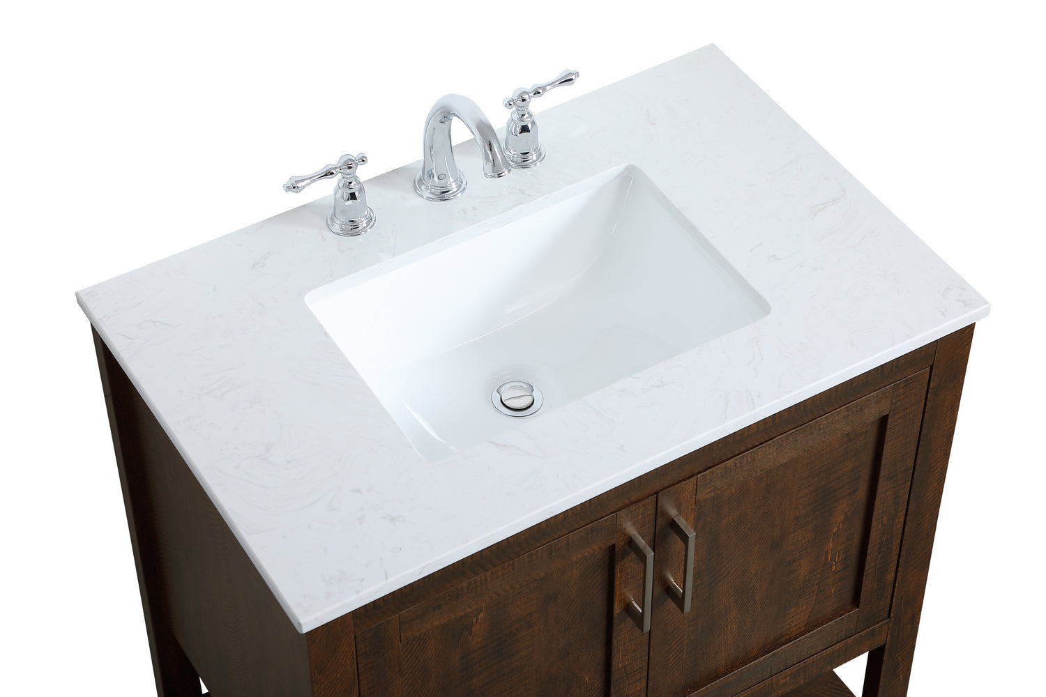 Elegant Lighting - VF16030EX - Single Bathroom Vanity - aubrey - Espresso