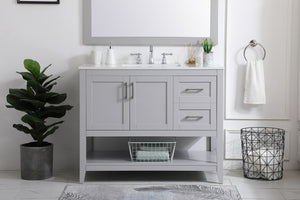 Elegant Lighting - VF16042GR - Single Bathroom Vanity - aubrey - Grey