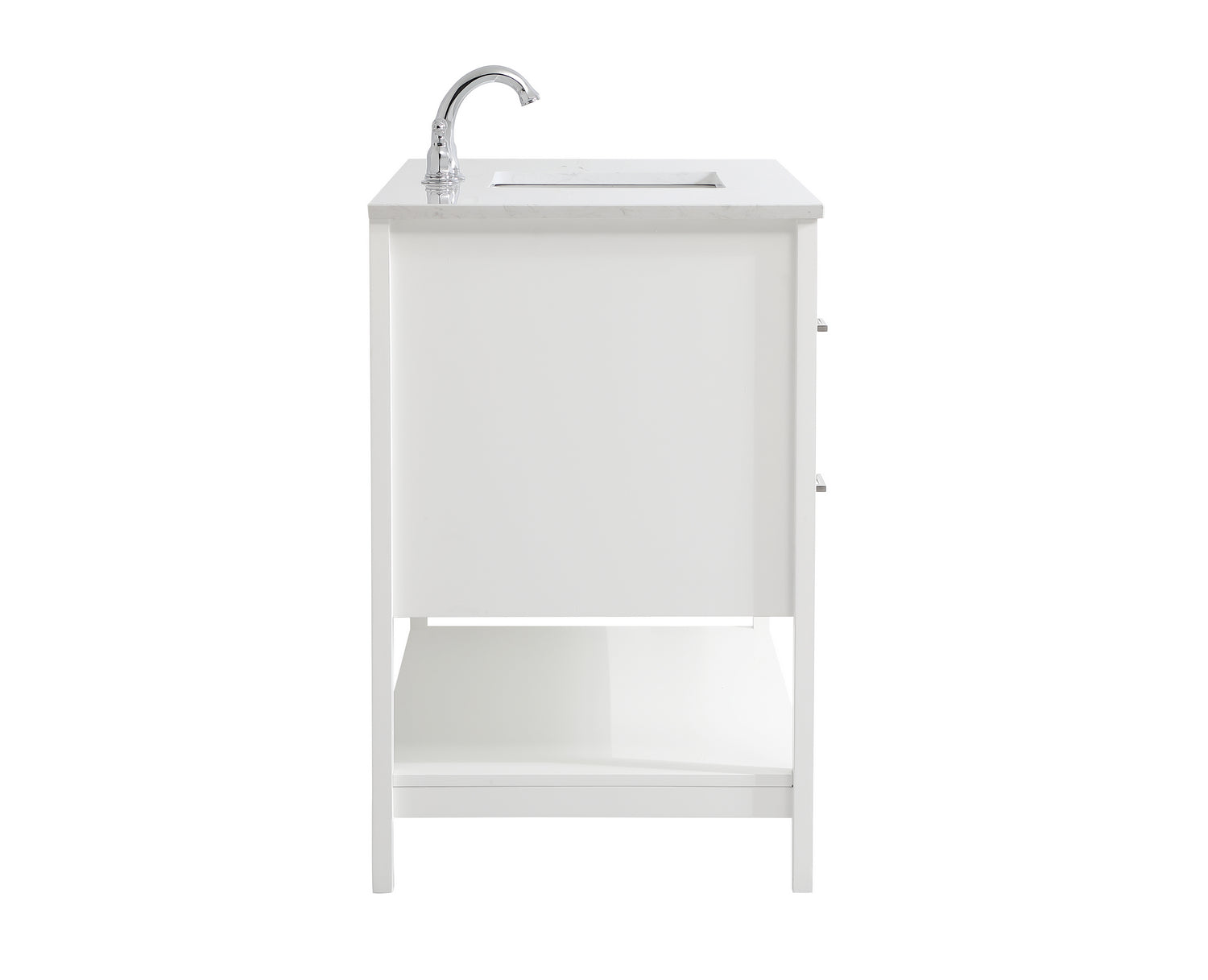 Elegant Lighting - VF16048WH - Single Bathroom Vanity - aubrey - White