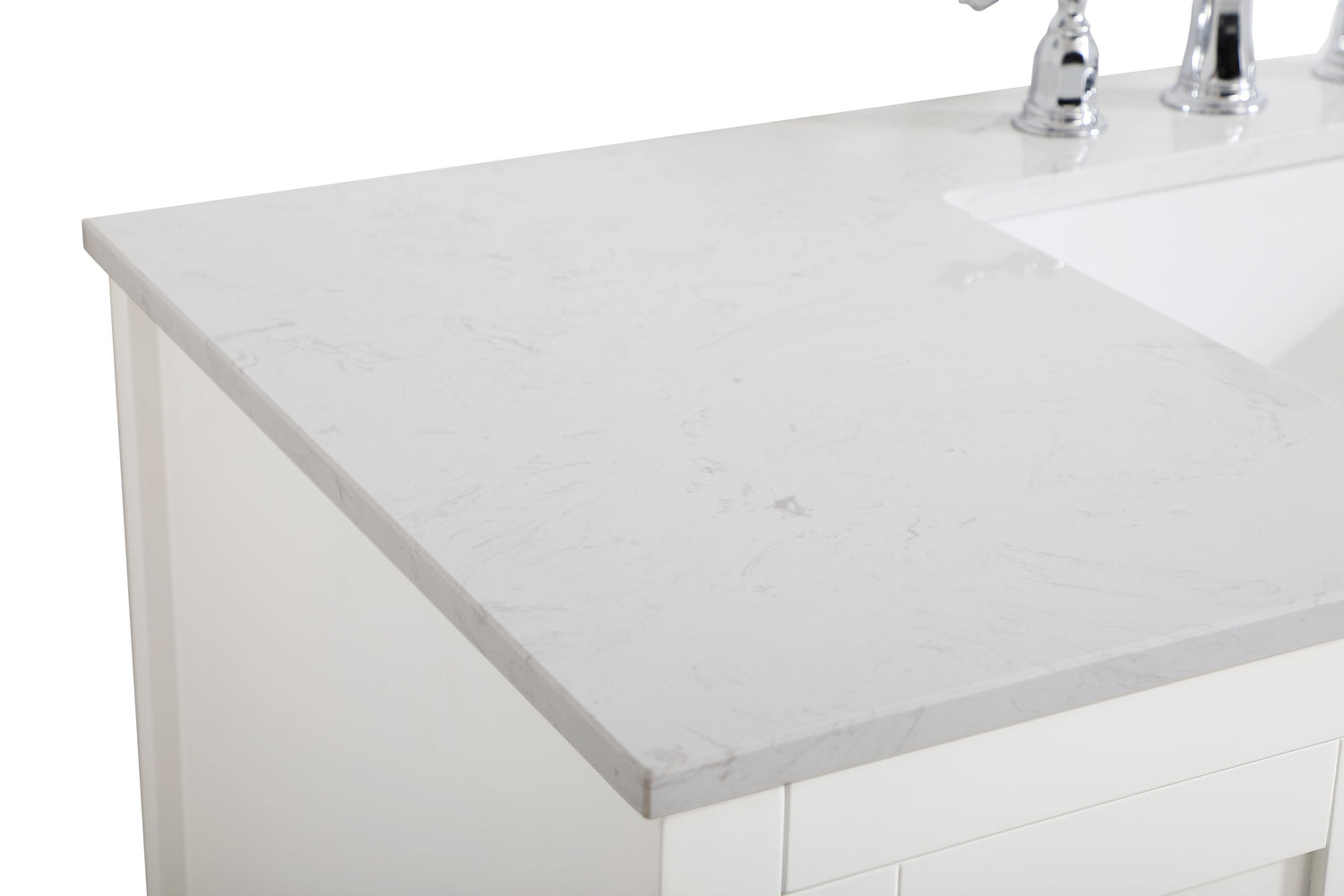 Elegant Lighting - VF16048WH - Single Bathroom Vanity - aubrey - White