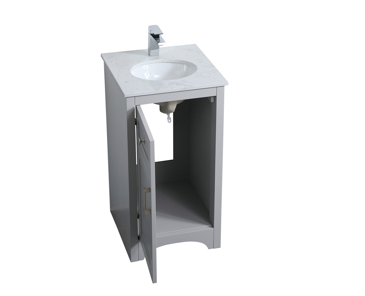 Elegant Lighting - VF17018GR - Single Bathroom Vanity - moore - Grey