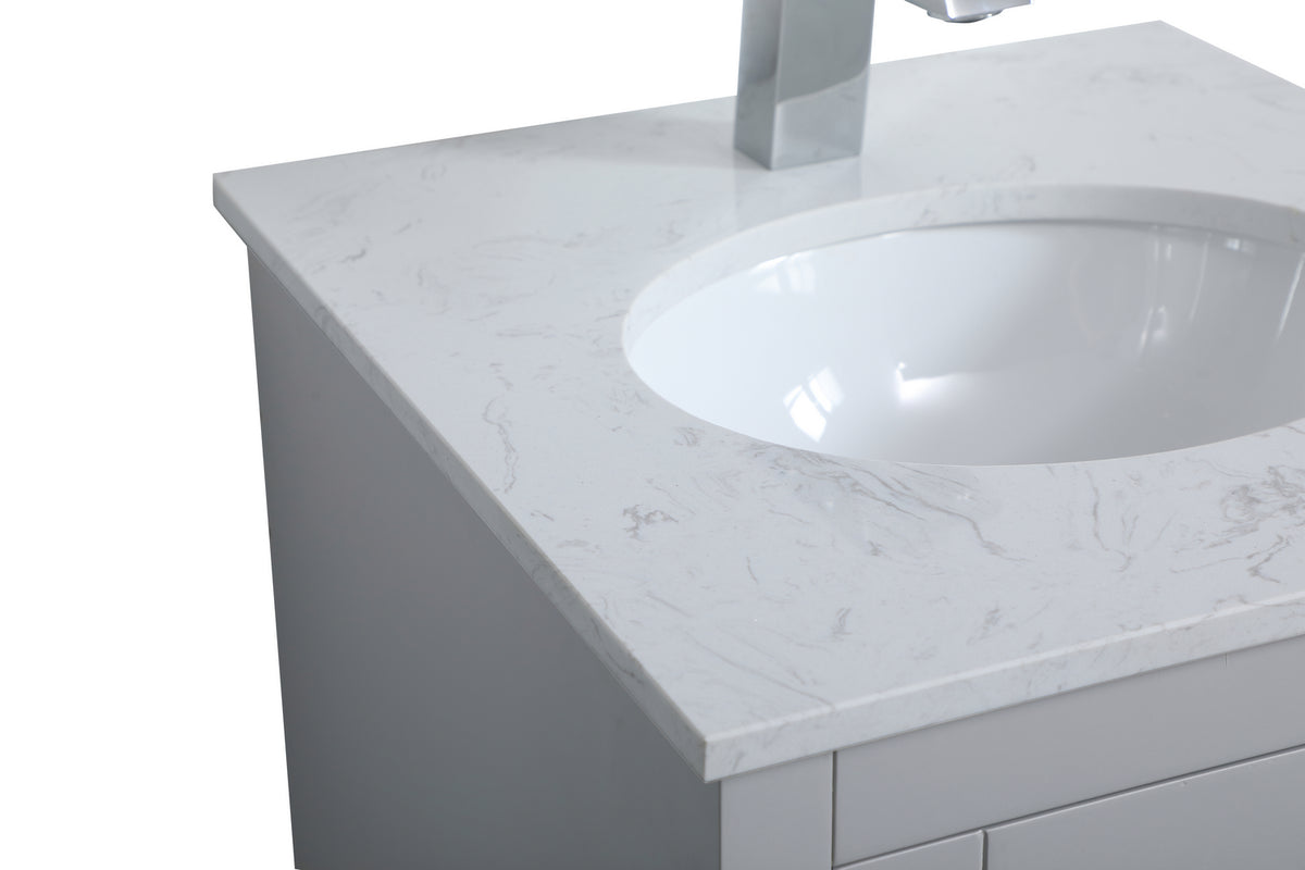 Elegant Lighting - VF17018GR - Single Bathroom Vanity - moore - Grey