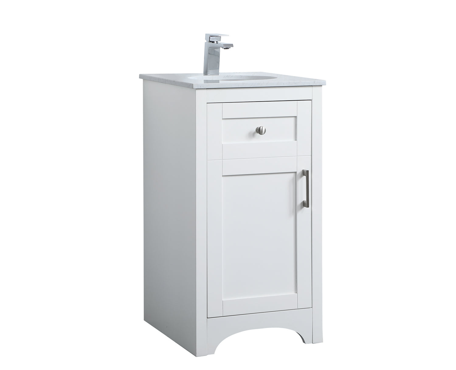 Elegant Lighting - VF17018WH - Single Bathroom Vanity - moore - White