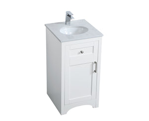 Elegant Lighting - VF17018WH - Single Bathroom Vanity - moore - White