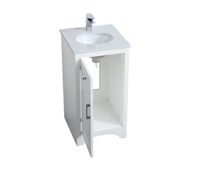 Elegant Lighting - VF17018WH - Single Bathroom Vanity - moore - White