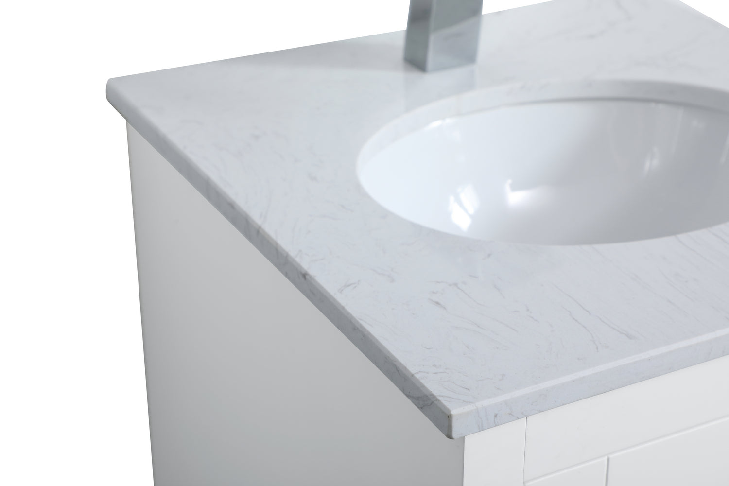 Elegant Lighting - VF17018WH - Single Bathroom Vanity - moore - White