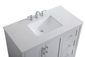 Elegant Lighting - VF17042GR - Single Bathroom Vanity - moore - Grey