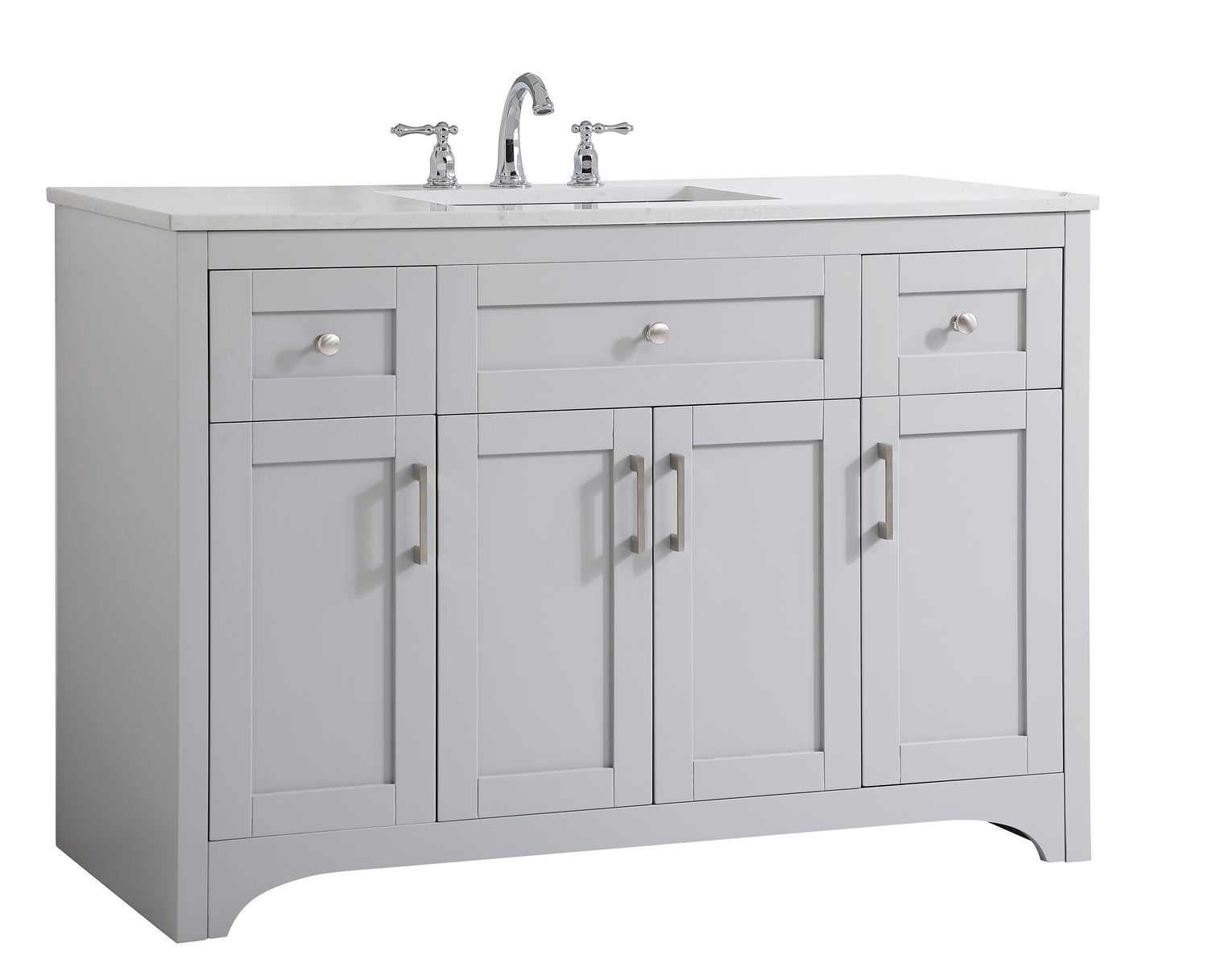 Elegant Lighting - VF17048GR - Single Bathroom Vanity - moore - Grey