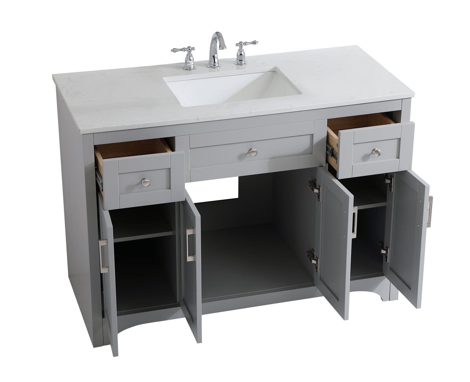 Elegant Lighting - VF17048GR - Single Bathroom Vanity - moore - Grey