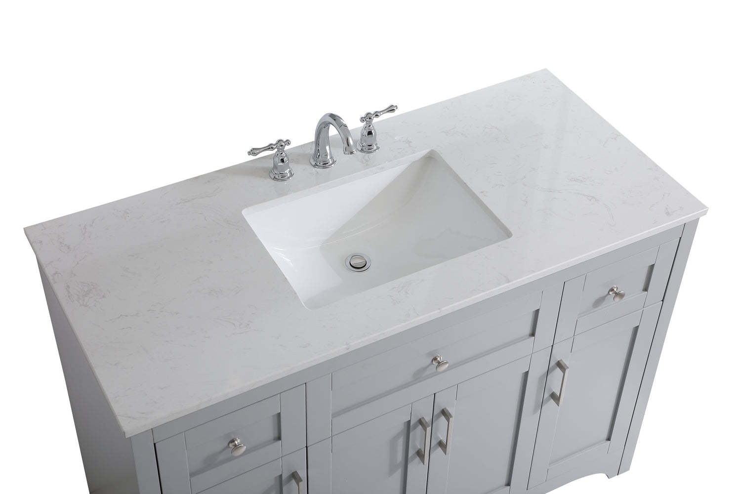 Elegant Lighting - VF17048GR - Single Bathroom Vanity - moore - Grey