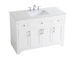 Elegant Lighting - VF17048WH - Single Bathroom Vanity - moore - White