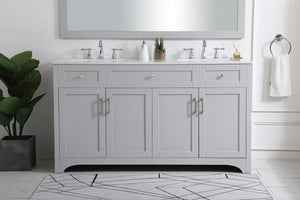 Elegant Lighting - VF17060DGR - Double Bathroom Vanity - moore - Grey