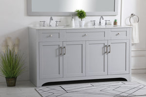 Elegant Lighting - VF17060DGR - Double Bathroom Vanity - moore - Grey