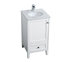 Elegant Lighting - VF18018WH - Single Bathroom Vanity - sommerville - White