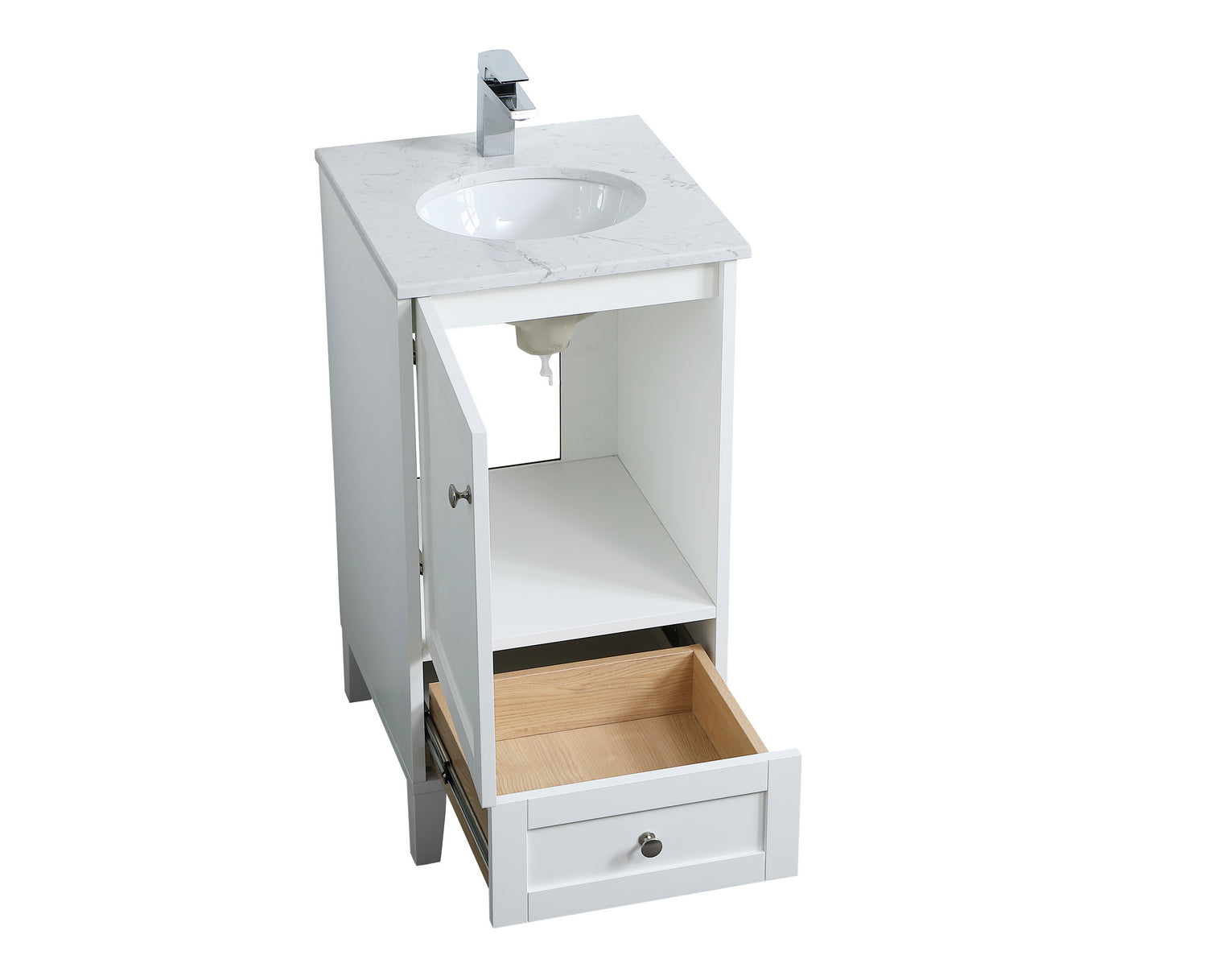 Elegant Lighting - VF18018WH - Single Bathroom Vanity - sommerville - White