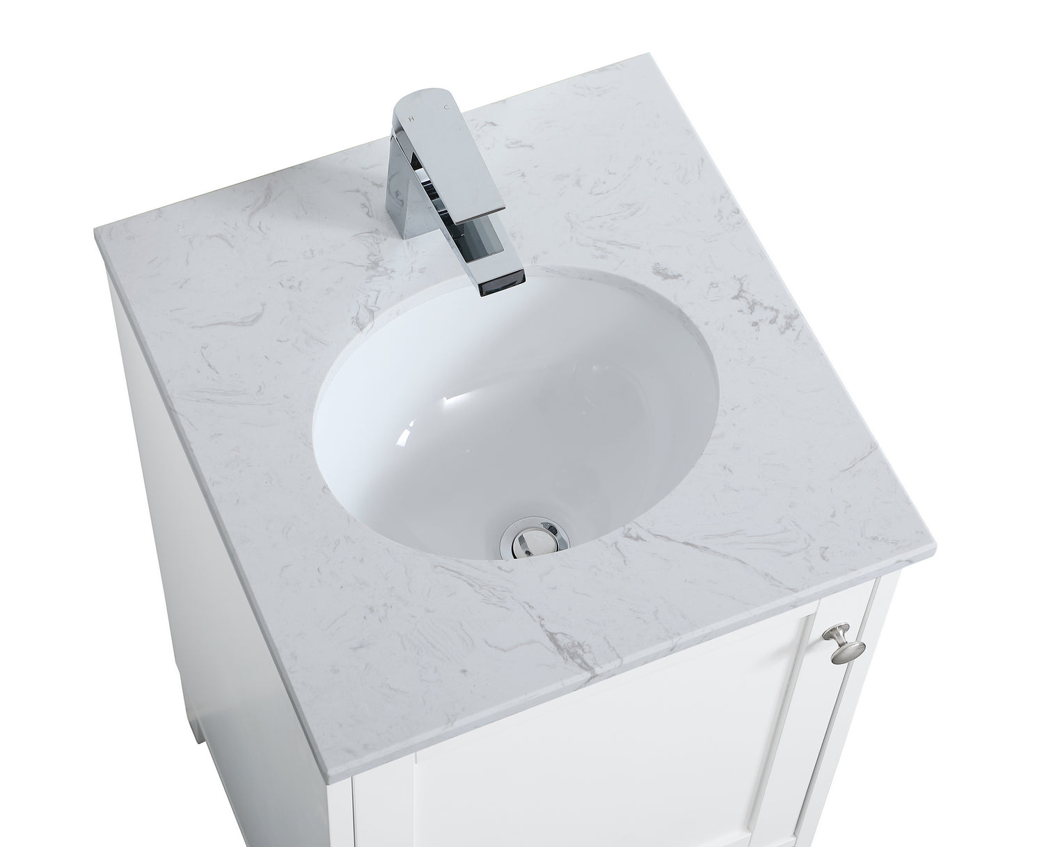 Elegant Lighting - VF18018WH - Single Bathroom Vanity - sommerville - White