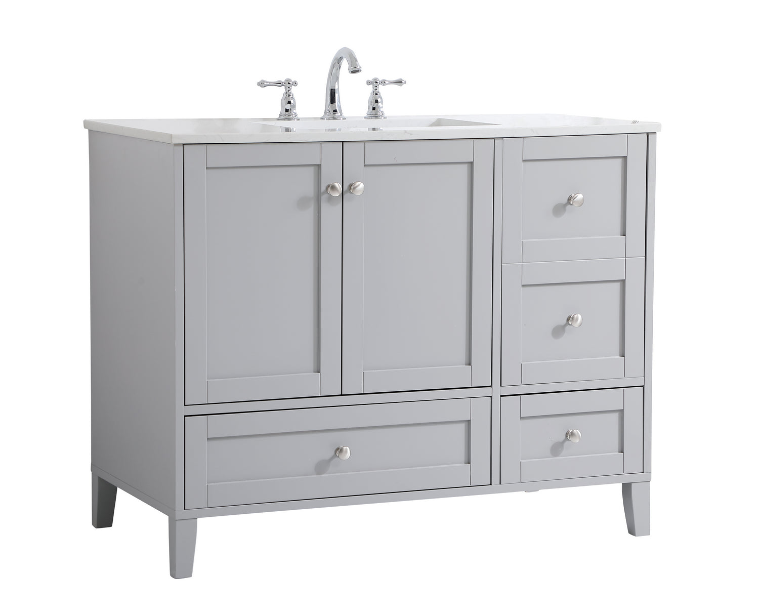 Elegant Lighting - VF18042GR - Single Bathroom Vanity - sommerville - Grey