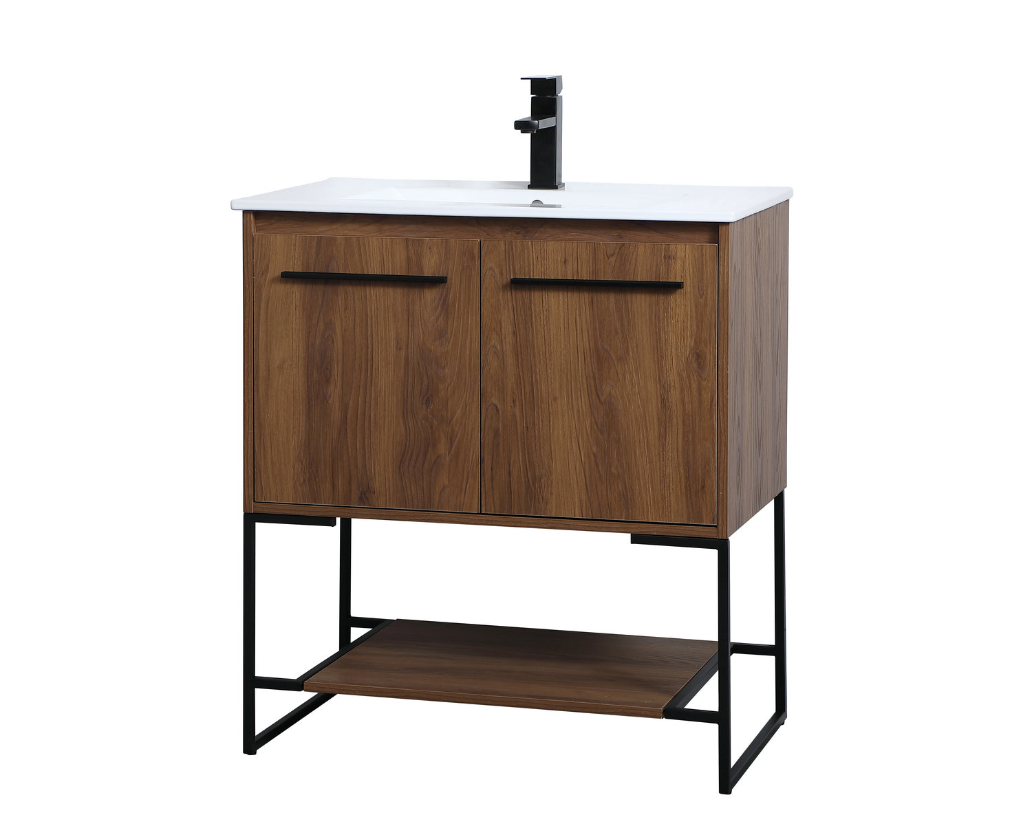 Elegant Lighting - VF42030WB - Single Bathroom Vanity - Gerard - Walnut Brown