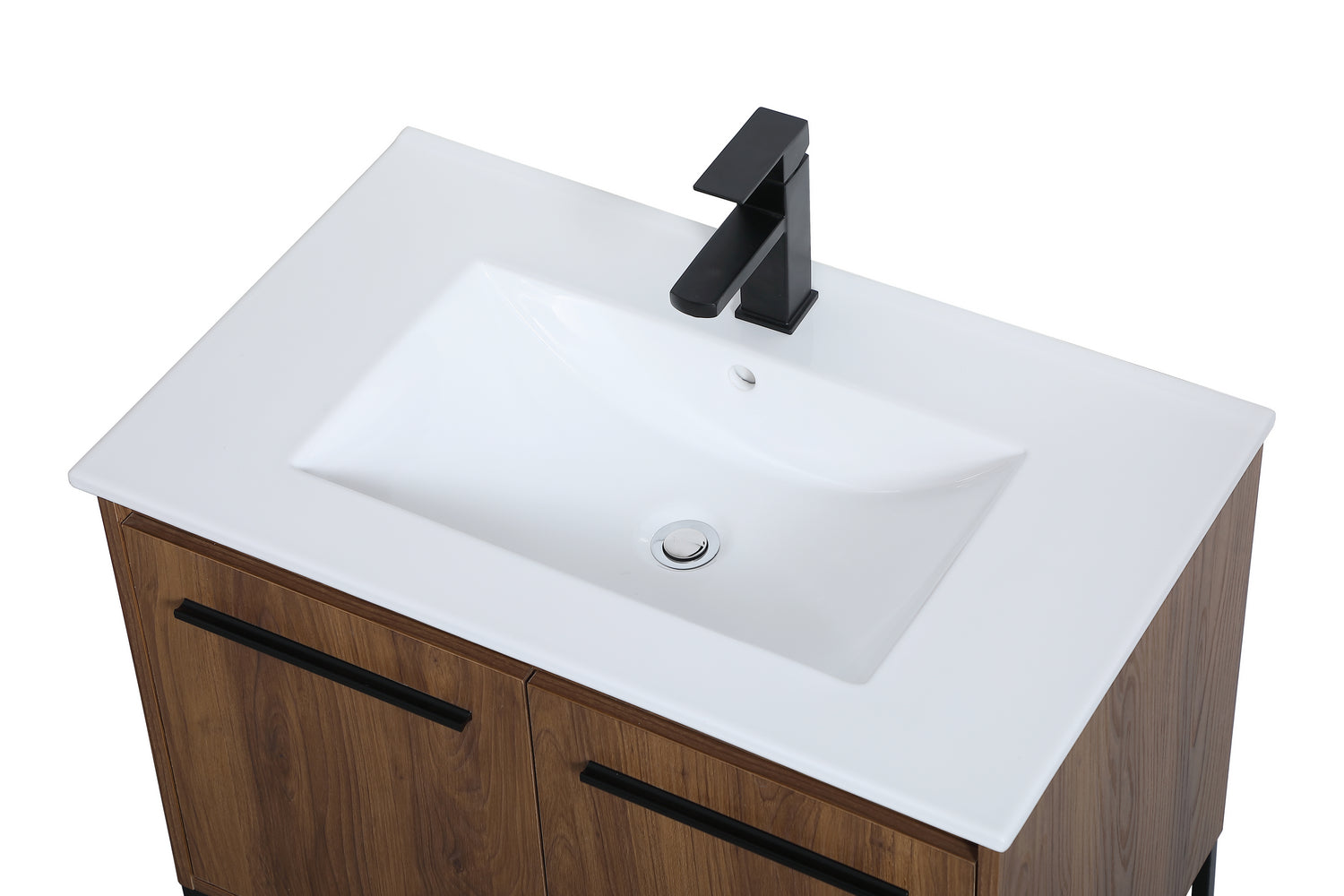 Elegant Lighting - VF42030WB - Single Bathroom Vanity - Gerard - Walnut Brown