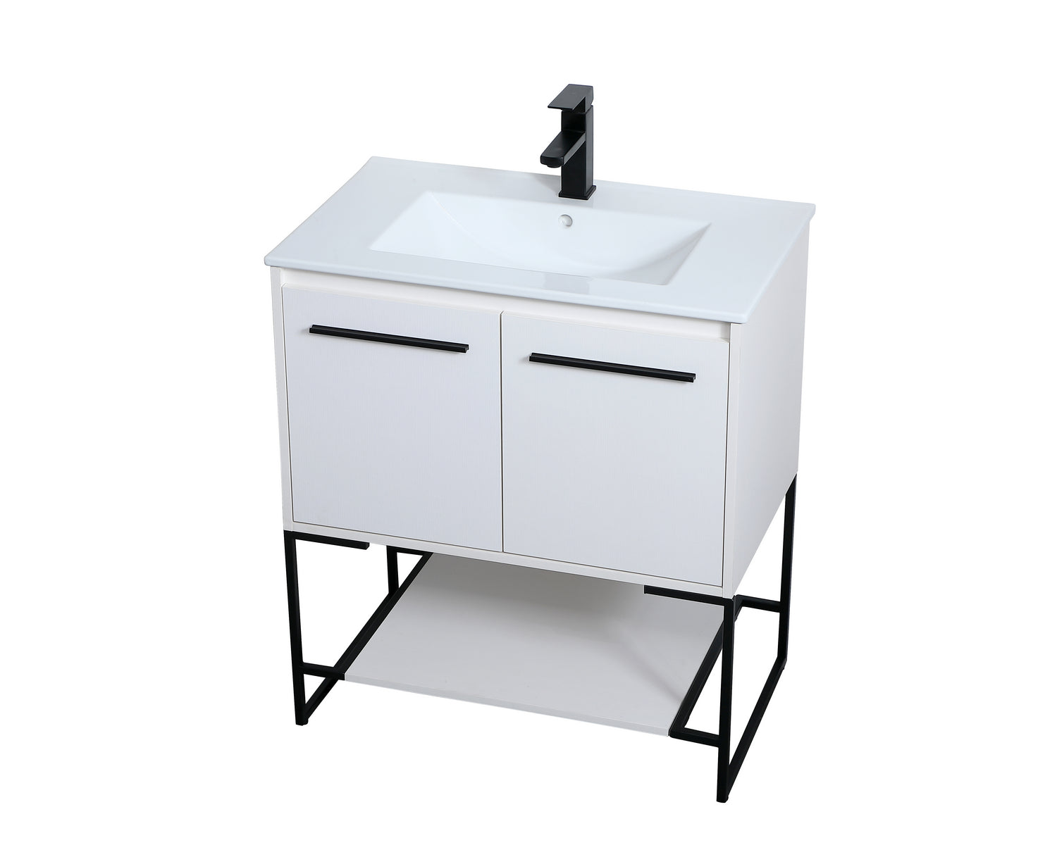 Elegant Lighting - VF42030WH - Single Bathroom Vanity - Gerard - White