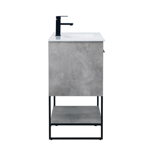 Elegant Lighting - VF42040CG - Single Bathroom Vanity - Gerard - Concrete Grey