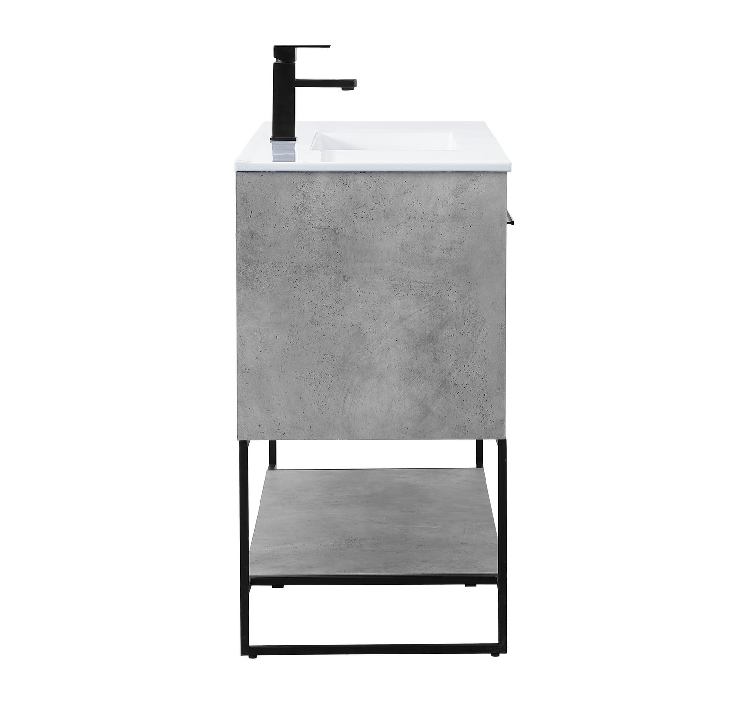 Elegant Lighting - VF42048CG - Single Bathroom Vanity - Gerard - Concrete Grey